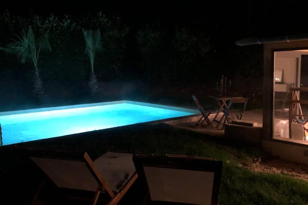 Cottage Normand Avec Sa Grande Piscine Chauffee Toute L Annee Sur Parc Arbore Et Clos En Plein Coeur De La Campagne Adapte Aux Kids Et Dog Friendly Saint-Antonin-de-Sommaire ภายนอก รูปภาพ