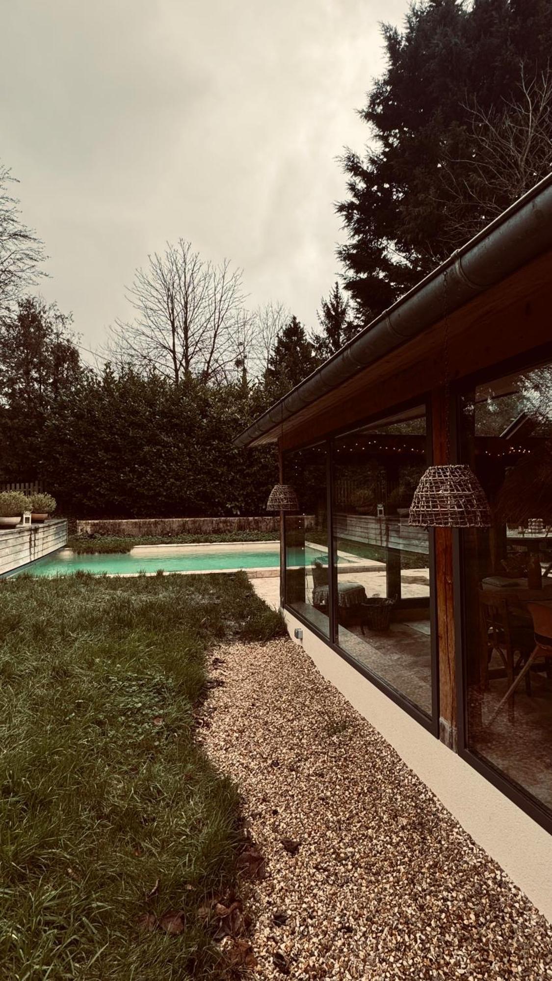 Cottage Normand Avec Sa Grande Piscine Chauffee Toute L Annee Sur Parc Arbore Et Clos En Plein Coeur De La Campagne Adapte Aux Kids Et Dog Friendly Saint-Antonin-de-Sommaire ภายนอก รูปภาพ